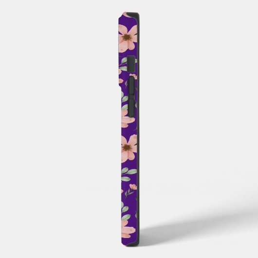 roze waterverf bloemen patroon Case-Mate iPhone case (Achterkant / Links)