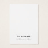 Roze Waterverf bloemen Verdien DisplayCard Visitekaartje (Achterkant)