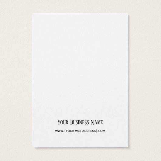 Roze Waterverf bloemen Verdien DisplayCard Visitekaartje (Achterkant)