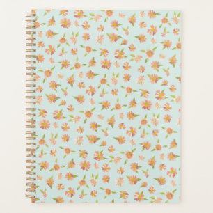  roze Waterverf bloemenmotief Mint Planner
