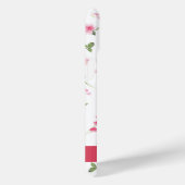 Roze Waterverf Bloemige Naam Case-Mate iPhone Case (Achterkant / Rechts)