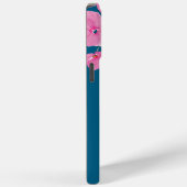 Roze waterverf bloemmotief Case-Mate iPhone case (Achterkant / Rechts)