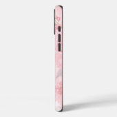 Roze Waterverf Bloemmotief Case-Mate iPhone Case (Achterkant / Links)