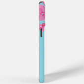 Roze waterverf bloemmotief Case-Mate iPhone case (Achterkant / Rechts)