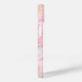 Roze Waterverf Bloemmotief Case-Mate iPhone Case (Achterkant / Rechts)