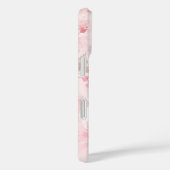 Roze Waterverf Bloemmotief Case-Mate iPhone Case (Achterkant / Rechts)