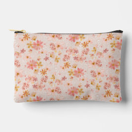 Roze Waterverf Bloemmotief Etui