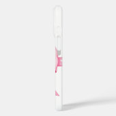Roze Waterverf Bow iPhone 16 Hoesje (Achterkant / Links)