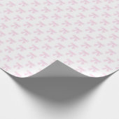 Roze waterverf Bow Wrapping Paper Cadeaupapier (Hoek)