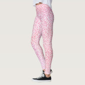 Roze Waterverf Butterflies Patroon Leggings (Links)