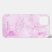 Roze Waterverf Case-Mate iPhone Case (Achterkant (horizontaal))