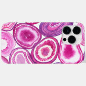 Roze waterverf Case-Mate iPhone case (Achterkant (horizontaal))