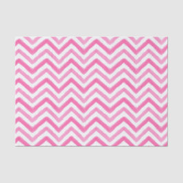 Roze Waterverf Chevron-papier Tissuepapier