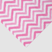 Roze Waterverf Chevron-papier Tissuepapier (Detail)