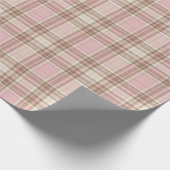 Roze Waterverf Cute Cadeaupapier (Hoek)