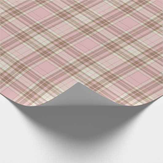 Roze Waterverf Cute Cadeaupapier (Hoek)