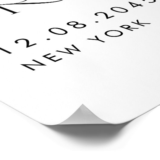 Roze Waterverf Dahlia Spring Baby Brunch Welkom Poster (Hoek)