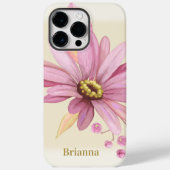 Roze Waterverf Daisy Case-Mate iPhone Case (Achterkant)