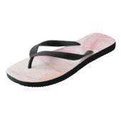  roze Waterverf dames Teenslippers (Schuin)