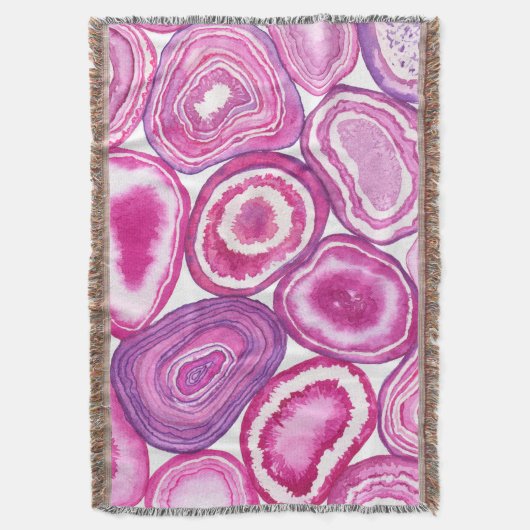 Roze waterverf deken (Voorkant Verticaal)