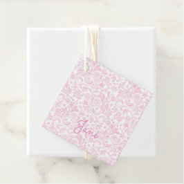 Roze Waterverf Design NAAM Sweet Baby Girl Bedankjes Labels