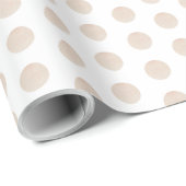 Roze Waterverf dot wrapppapier Cadeaupapier (Rol Hoek)