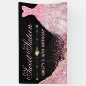 Roze Waterverf Dress & Glam Edge Sweet 16 Spandoek