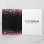 Roze Waterverf Dress Glam Edge Sweet 16 zaterdag Kaart (Binnen)