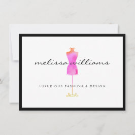 Roze Waterverf Dress Mannequin Gift Certificate