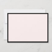Roze Waterverf Dress Mannequin II Flat Notecard (Achterkant)