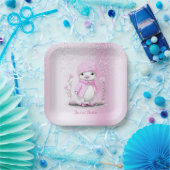 Roze Waterverf eend papier Bord (Feest)