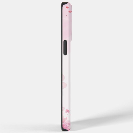 Roze Waterverf esthetisch Case-Mate iPhone Case (Achterkant / Rechts)