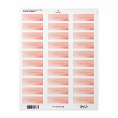 Roze Waterverf Etiket (Full Sheet)