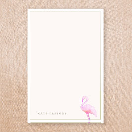 Roze Waterverf Flamingo Blocnote Post-it® Notes