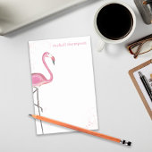 Roze Waterverf Flamingo Eenvoudig stijlvol beeld Post-it® Notes