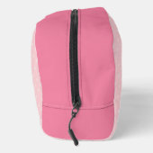 Roze Waterverf Flamingo Floral en Stippen Genoemd Toilettasje (Rechts)