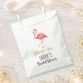 Roze Waterverf Flamingo Gold | VRIJGEZELLENFEEST Bedankzakje (Geknipt)