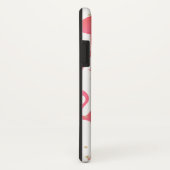 Roze Waterverf Flamingo patroon Gold Sparkles Case-Mate iPhone Case (Achterkant / rechts)