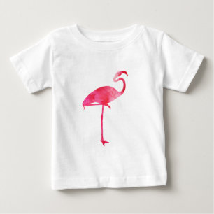 Roze Waterverf Flamingo Silhouette Florida Birds