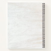 Roze Waterverf Flamingo Spiral Notitieboek (Achterkant)