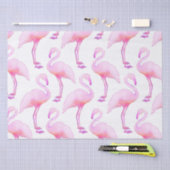 Roze Waterverf Flamingo Tissue Paper Tissuepapier (Craft)
