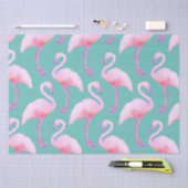Roze Waterverf Flamingo Tissue Paper Tissuepapier (Craft)