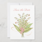 Roze Waterverf Flat Card (Voorkant)