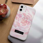 Roze Waterverf Floral Case-Mate iPhone Case