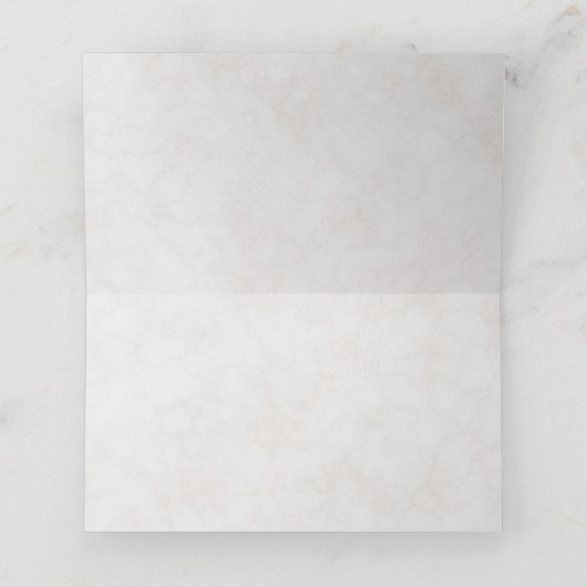 Roze Waterverf Floral Corner Bruiloft en Banket Plaatskaartje (Binnenkant ongevouwen)