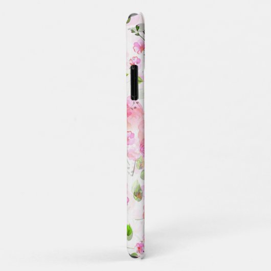 Roze Waterverf Floral Garden Pattern Case-Mate iPhone Case (Achterkant/rechts)