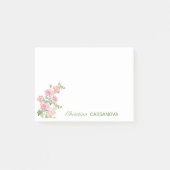 roze Waterverf Floral Garden Post-it® Notes (Voorkant)