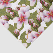  Roze Waterverf Floral Tissuepapier (Detail)