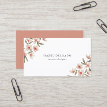 Roze Waterverf Floral