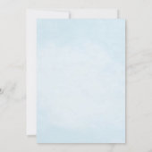 Roze Waterverf Floral Vrijgezellenfeest Kaart (Achterkant)